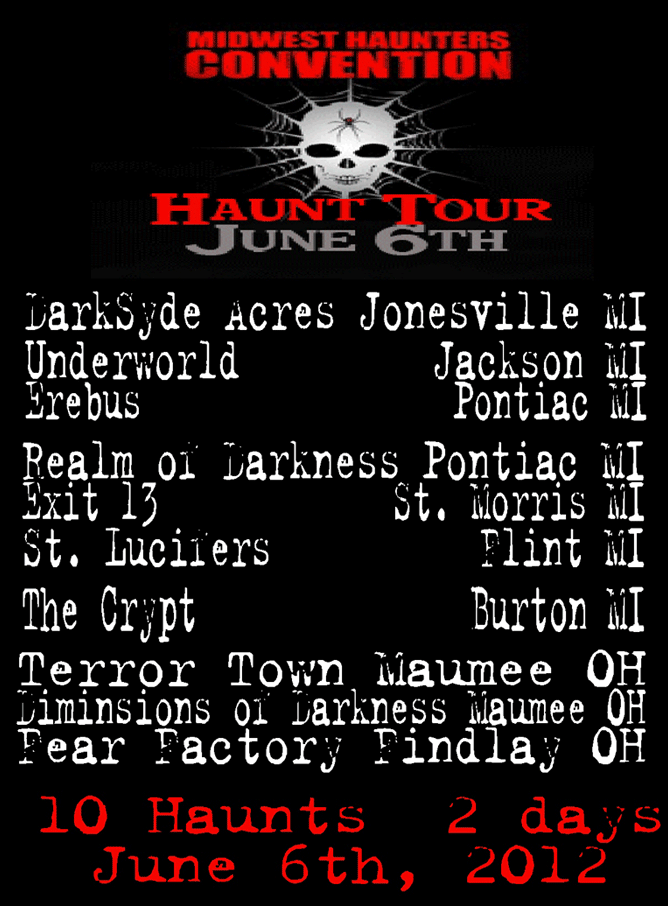 Haunt tour in Michigan