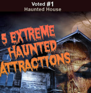 5 haunted house attractions located at DarkSyde Acres.